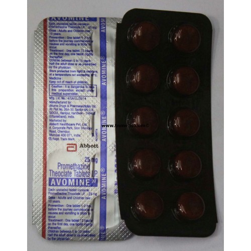 Avomine 25 mg | Order Online from TNMEDS.com